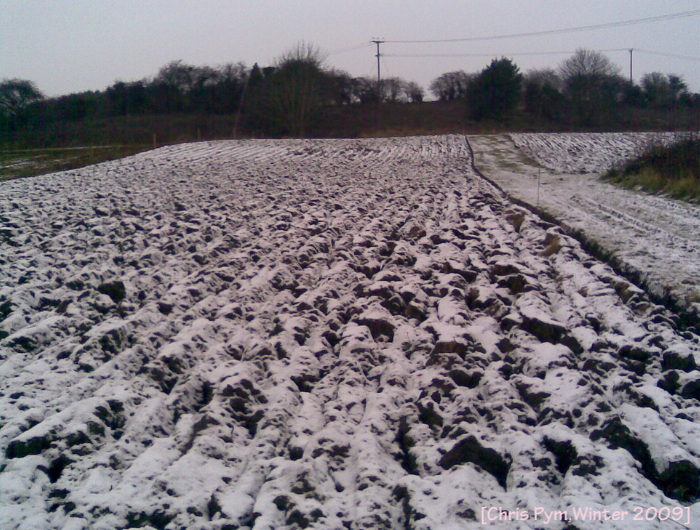 Farmland after ploughing